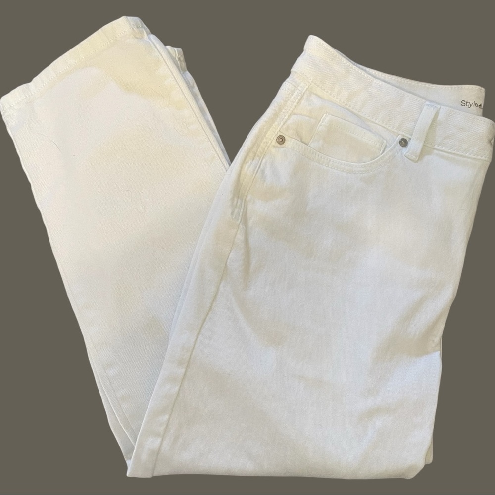 Style&Co. curvy capri, size 14, worn twice, but I didn’t like the high waist - Picture 2 of 8